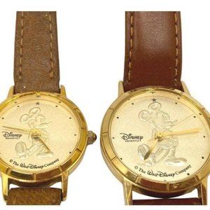 Vintage Walt Disney Company/Disney Time Works Mickey Mouse Silhouette Man & Woma